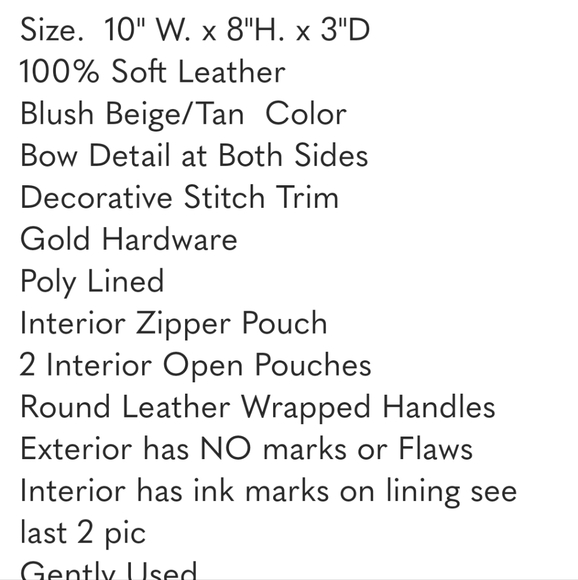 Leather Bow Bag - Picture 7 of 7